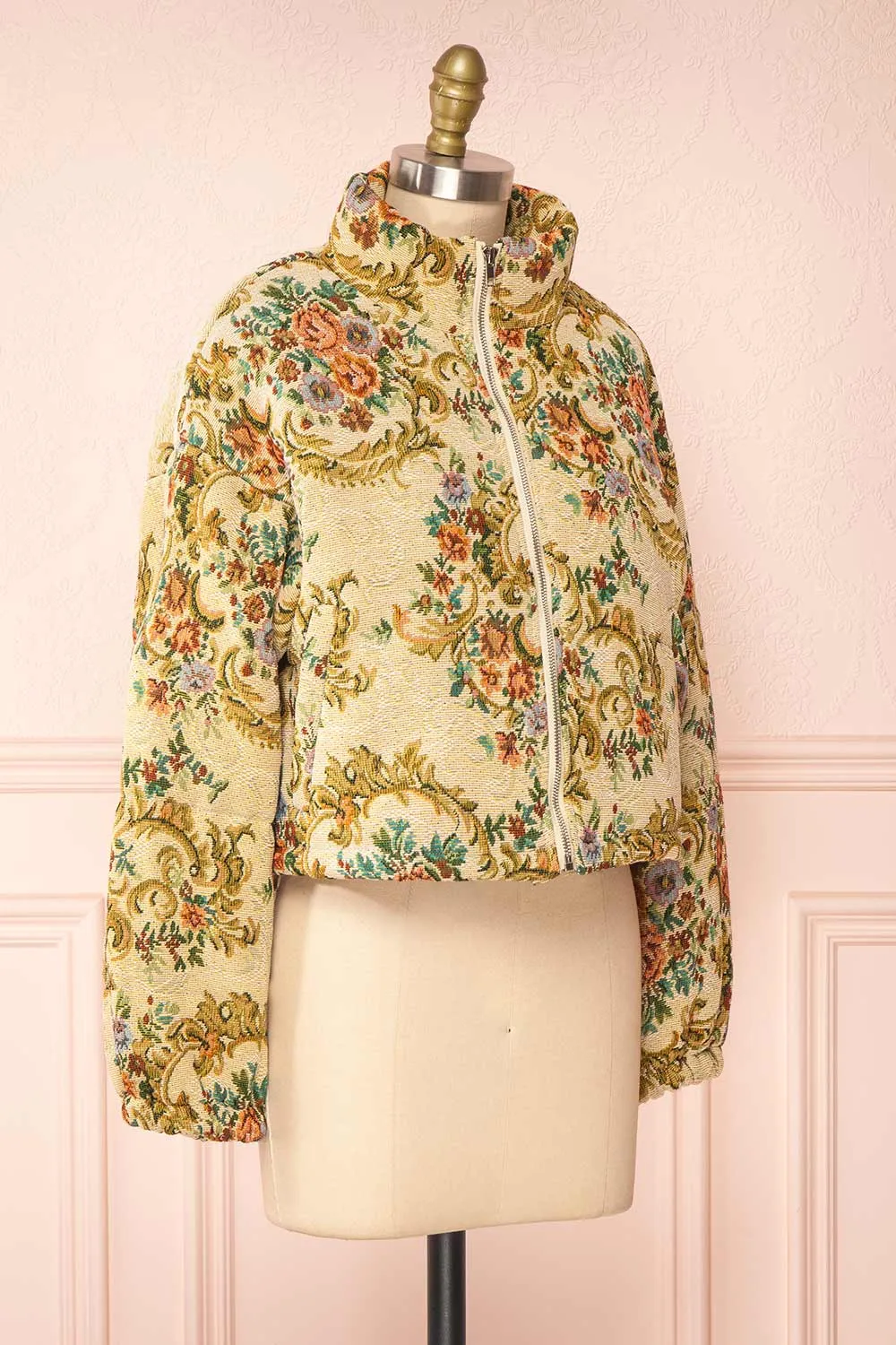 Peterbo | Cropped Jacquard Tapestry Jacket