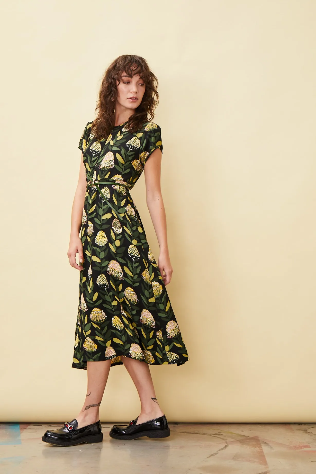 Pin Protea Janis Keyhole Dress