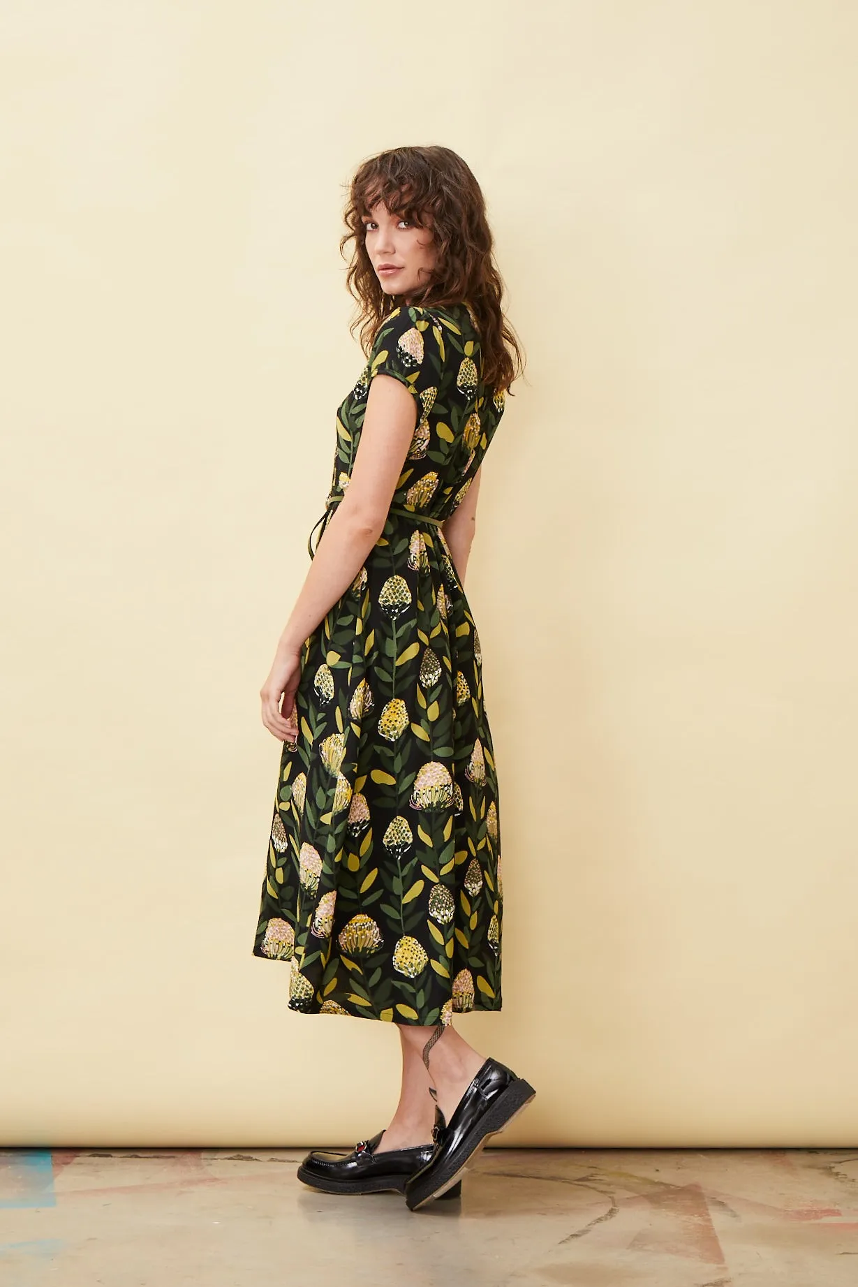 Pin Protea Janis Keyhole Dress