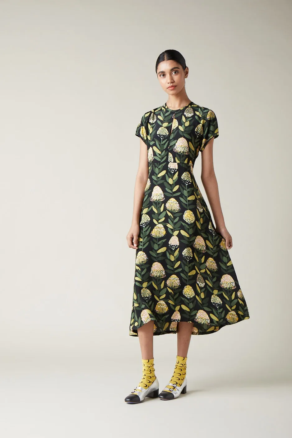 Pin Protea Janis Keyhole Dress