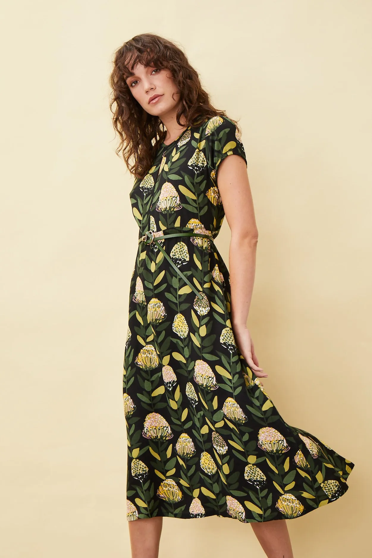 Pin Protea Janis Keyhole Dress