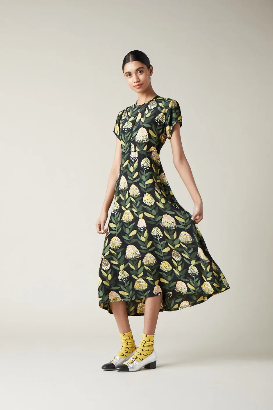 Pin Protea Janis Keyhole Dress