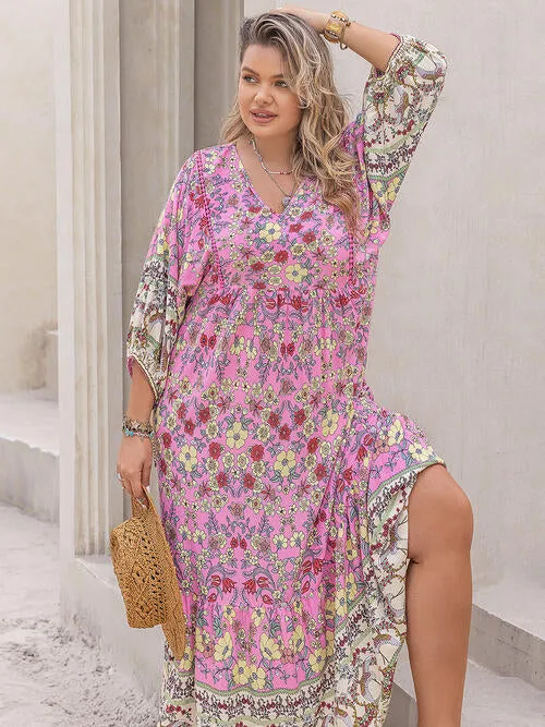 Plus Size Floral Summer Maxi