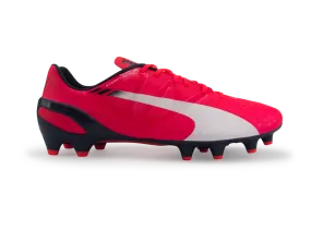 PUMA Men's evoSPEED1.3 FG Bright Plasma/White/Peacoat