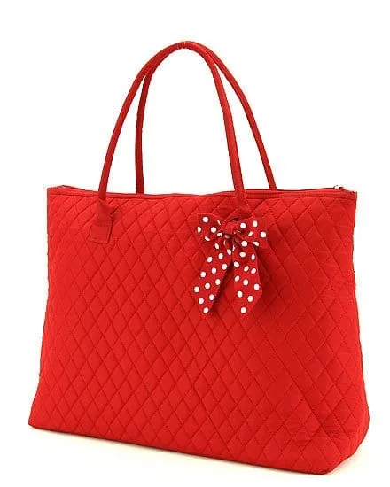 QSD2705 Quilted Solid Large Tote