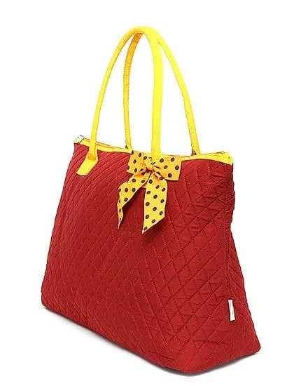 QSD2705 Quilted Solid Large Tote