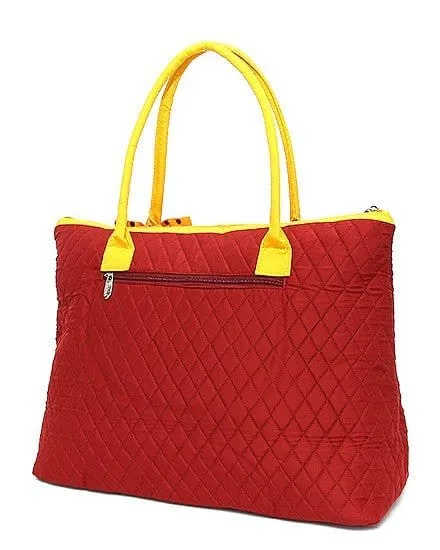 QSD2705 Quilted Solid Large Tote