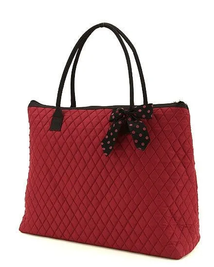 QSD2705 Quilted Solid Large Tote