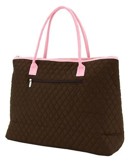 QSD2705 Quilted Solid Large Tote