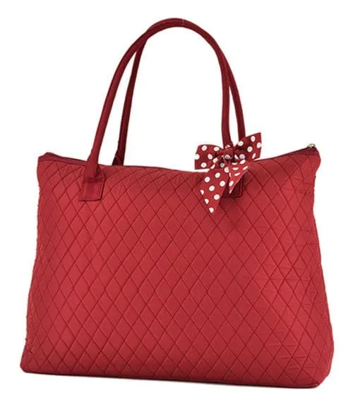 QSD2705 Quilted Solid Large Tote