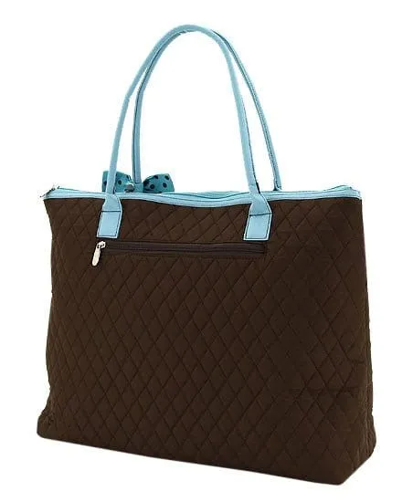 QSD2705 Quilted Solid Large Tote