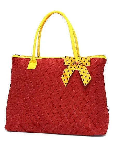 QSD2705 Quilted Solid Large Tote