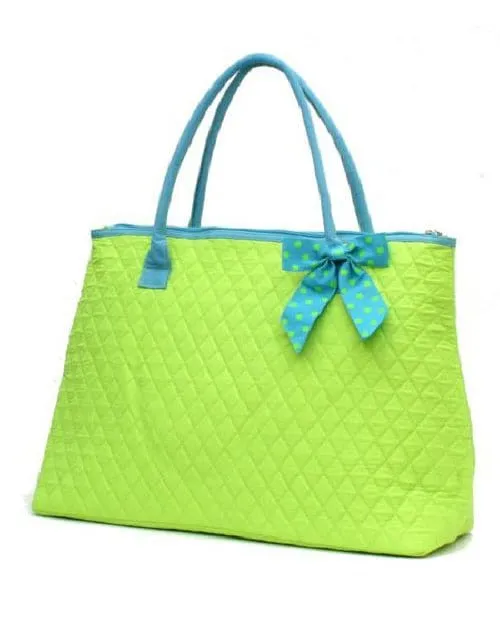 QSD2705 Quilted Solid Large Tote