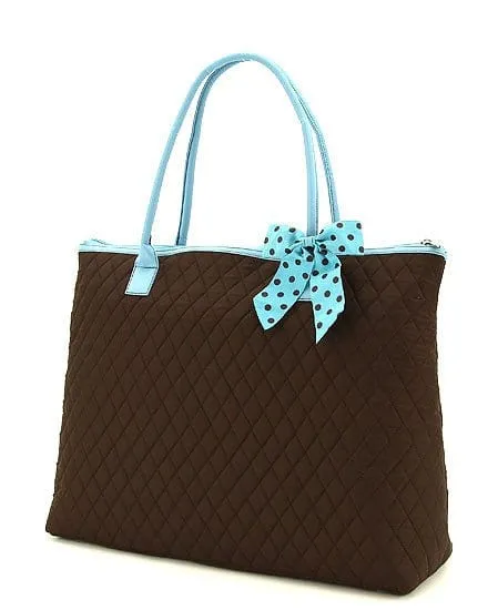 QSD2705 Quilted Solid Large Tote