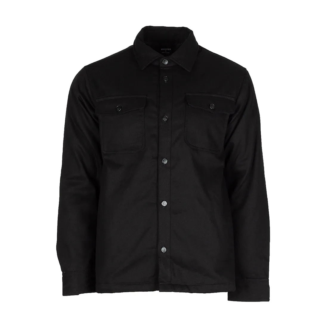 Quilted Lined Twill Shirt Jacket - Mens