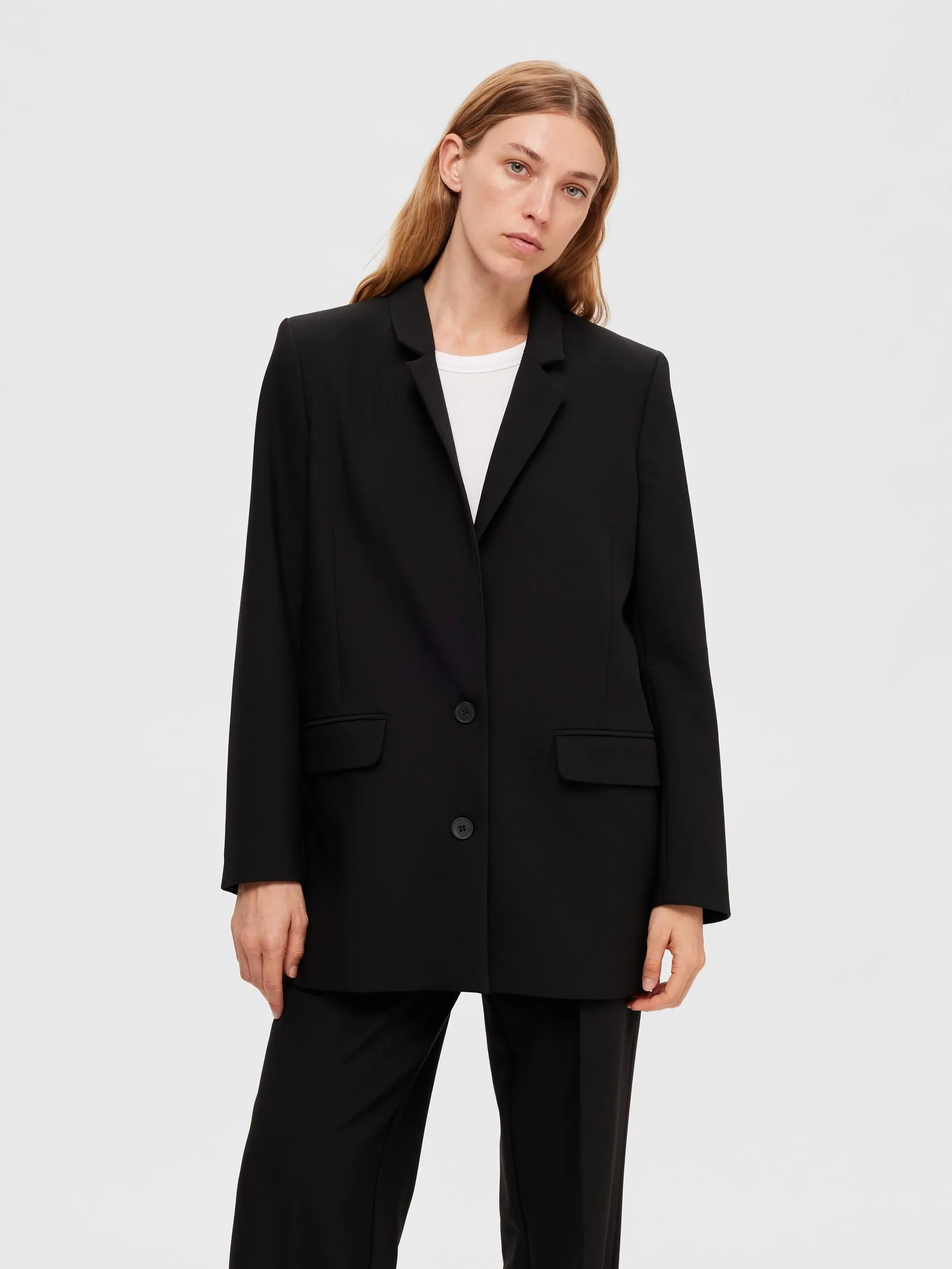 Rita Relaxed Blazer - Black