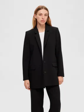 Rita Relaxed Blazer - Black