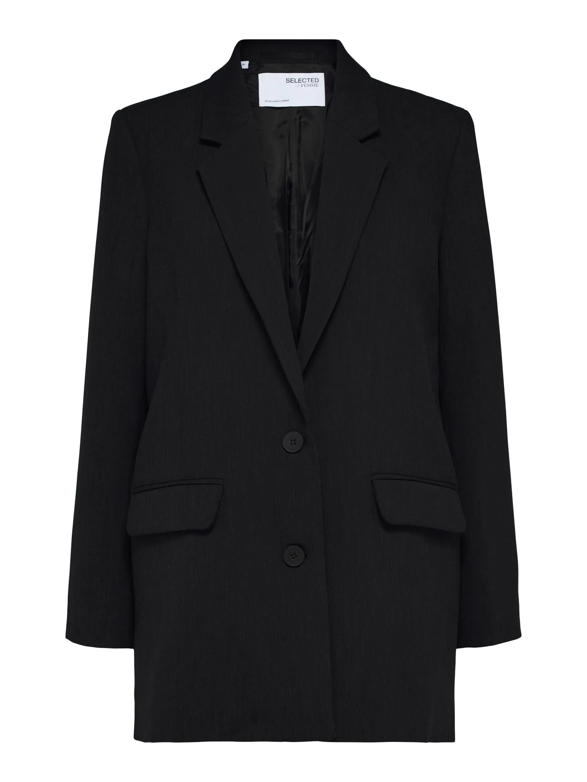 Rita Relaxed Blazer - Black