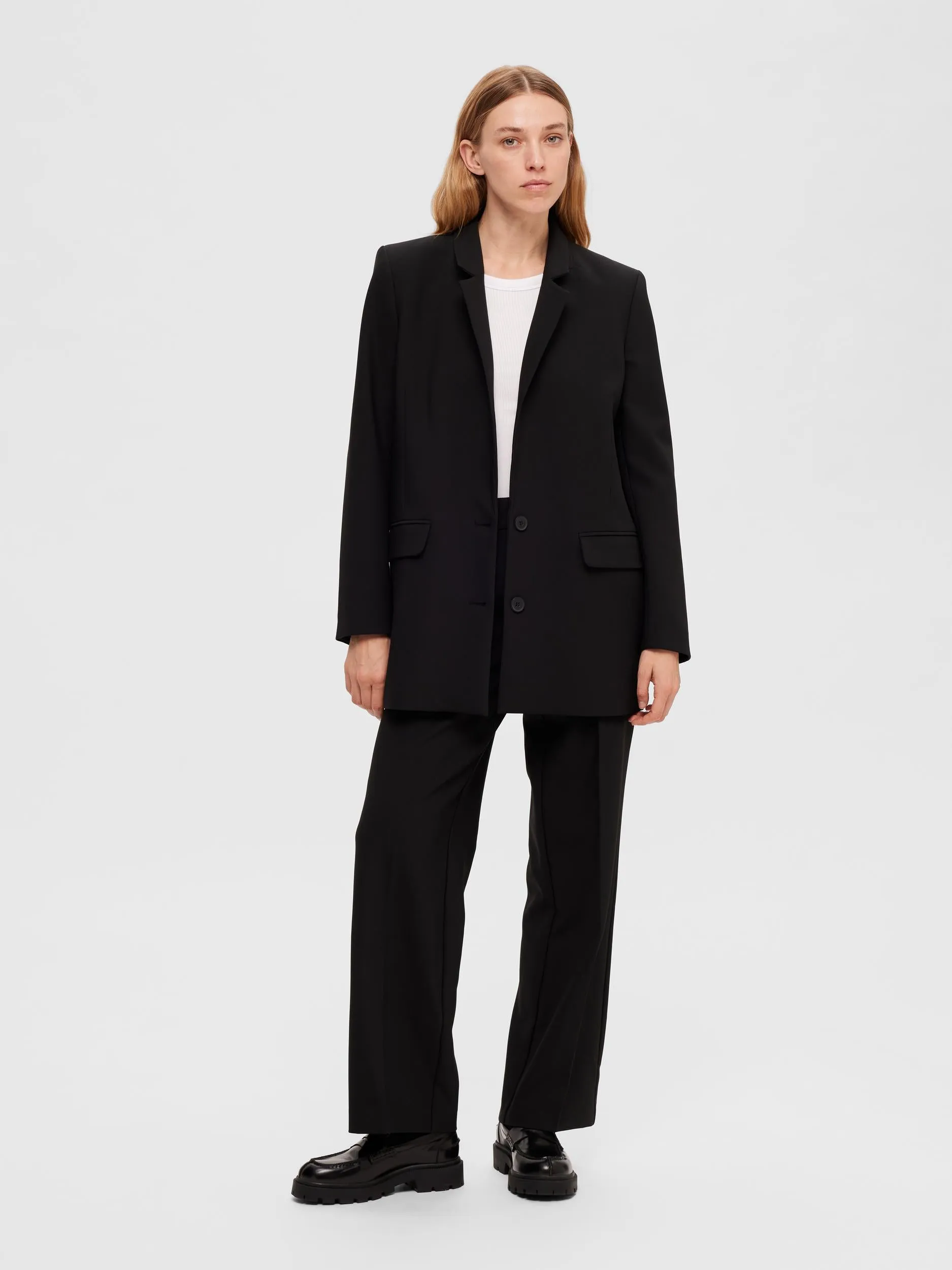 Rita Relaxed Blazer - Black