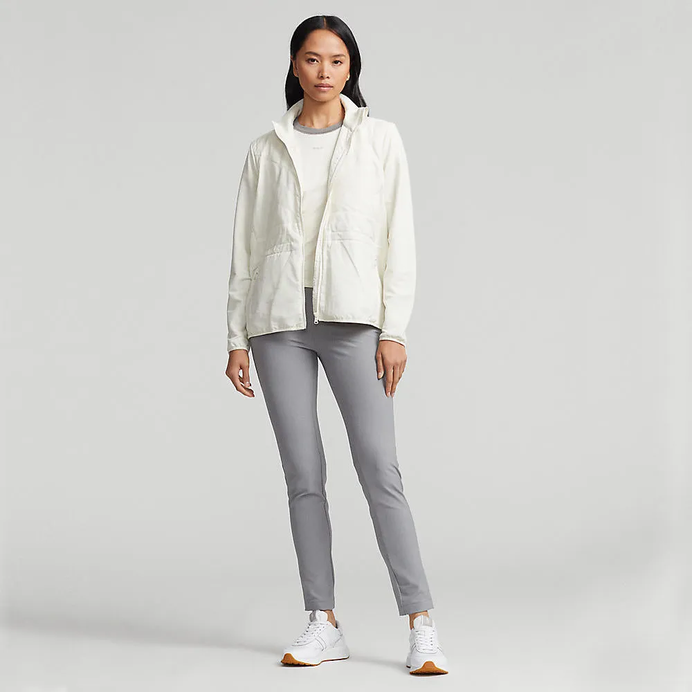 RLX Ralph Lauren Women's Hybrid Full-Zip Jacket - Chic Cream