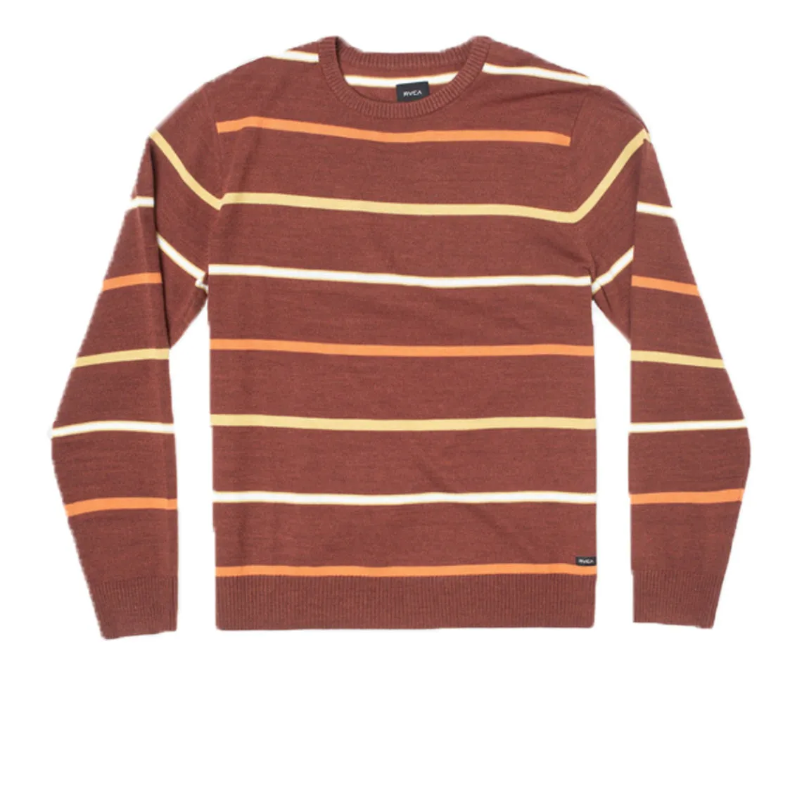 RVCA ALEX STRIPE CREW - RED