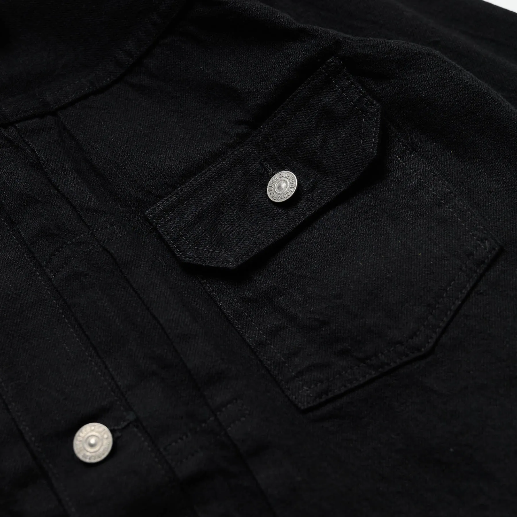 SC14601 13oz Black Selvedge Denim 1953 Type II Jacket