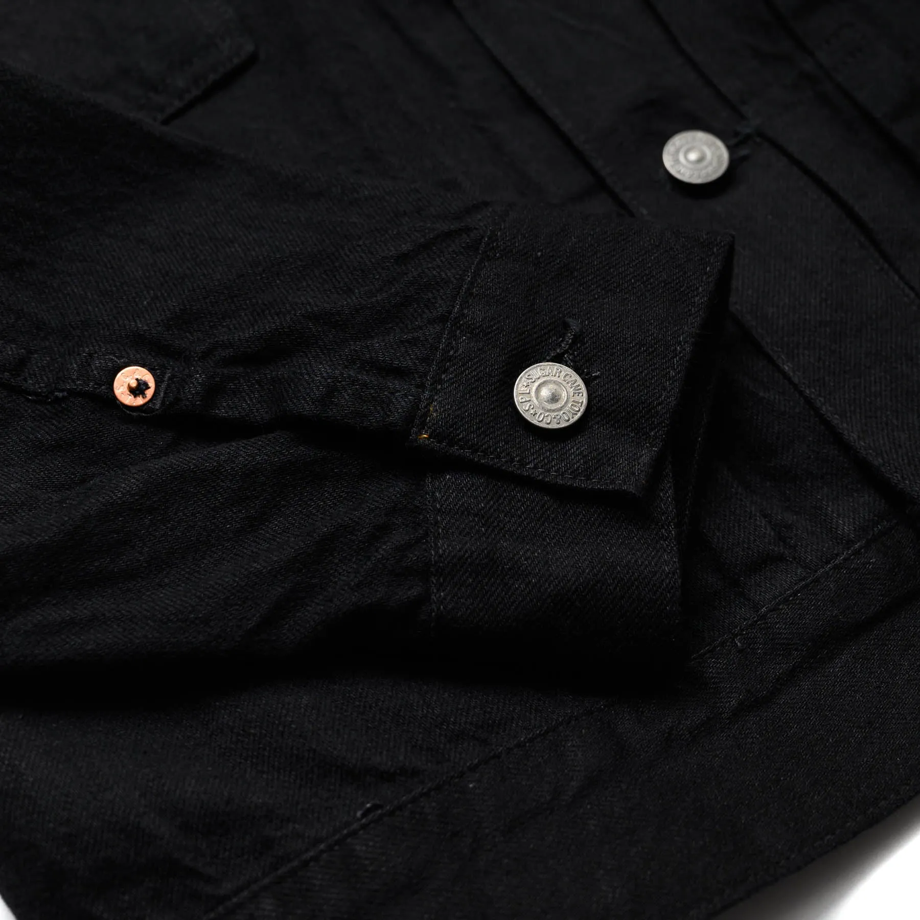 SC14601 13oz Black Selvedge Denim 1953 Type II Jacket