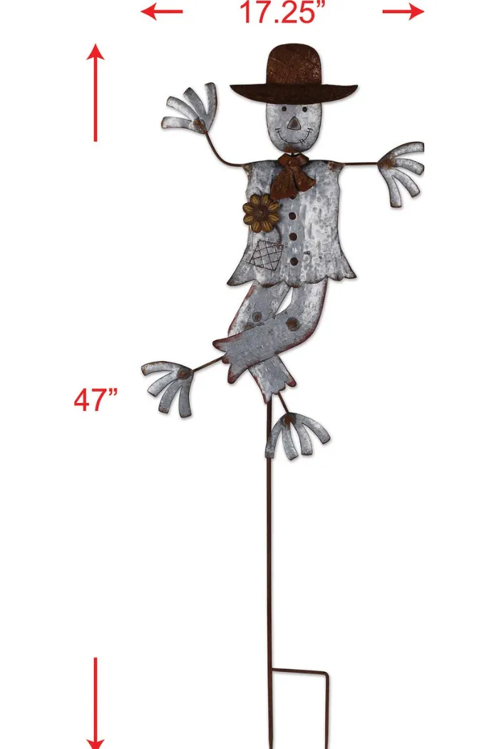 Scarecrow Garden Stake 47"