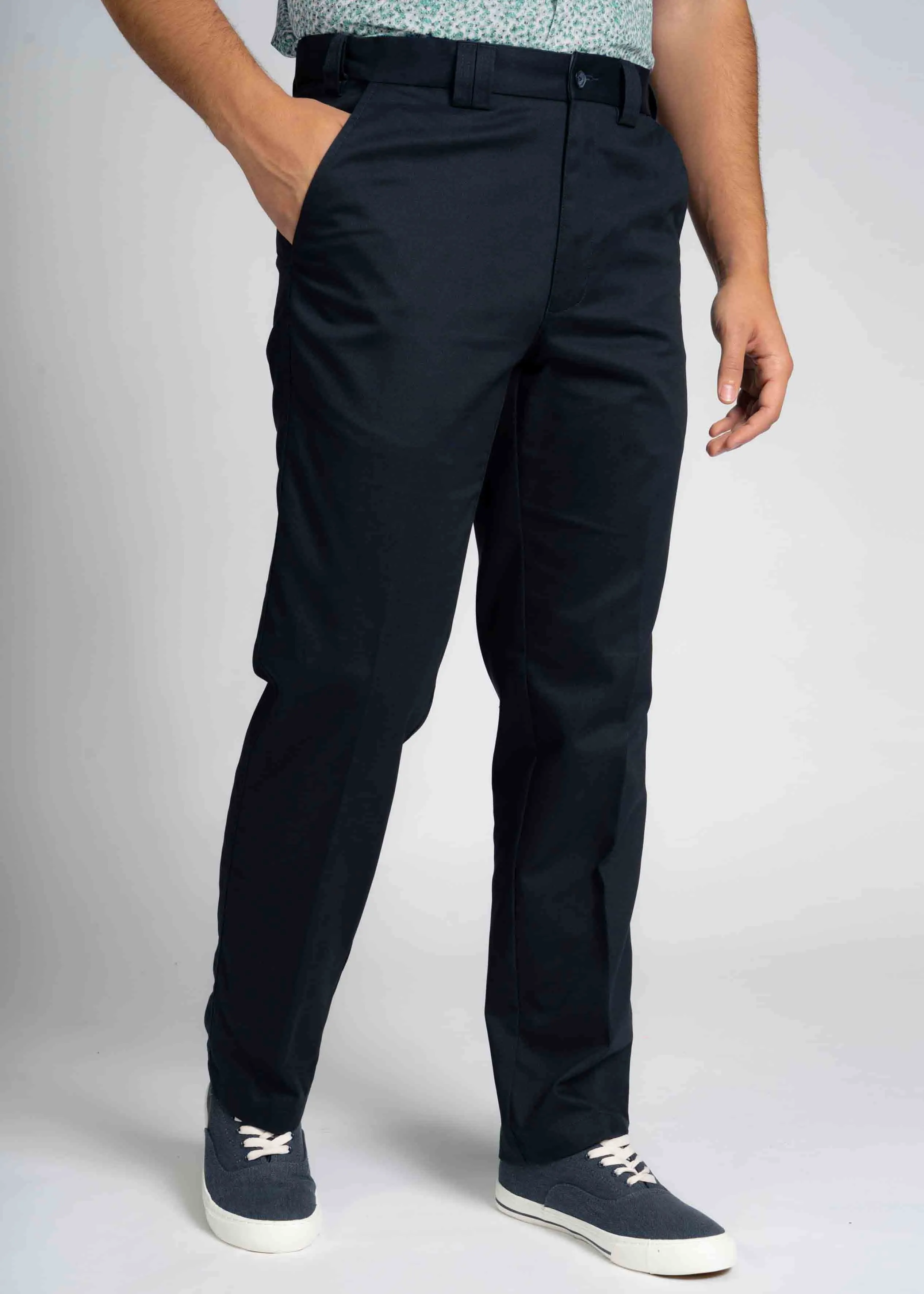 Seb Straight Fit Cotton VELCRO® Brand Fastening Chino