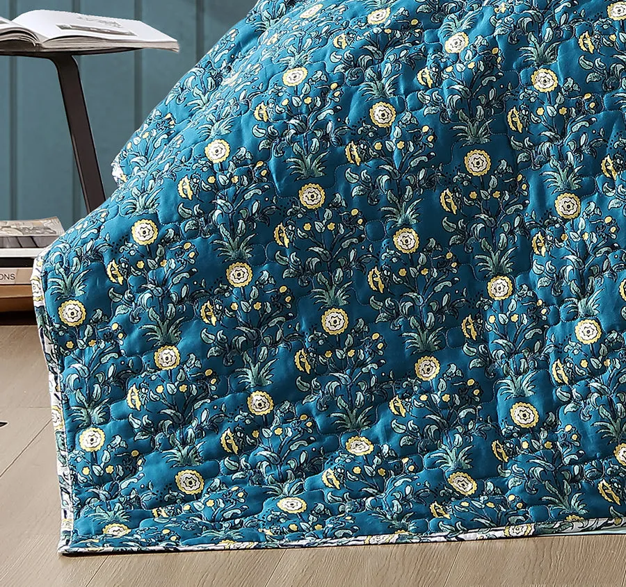 Serendipity Coverlet Set Teal