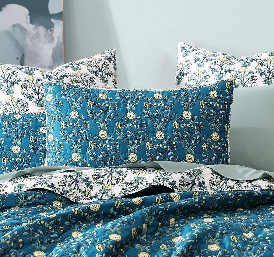 Serendipity Coverlet Set Teal