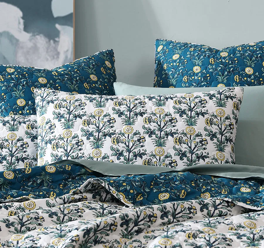 Serendipity Coverlet Set Teal