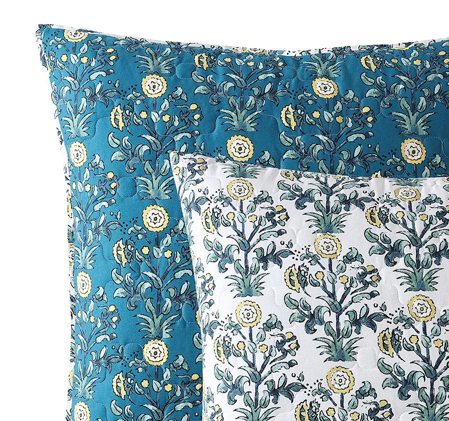 Serendipity European Pillow Sham Teal