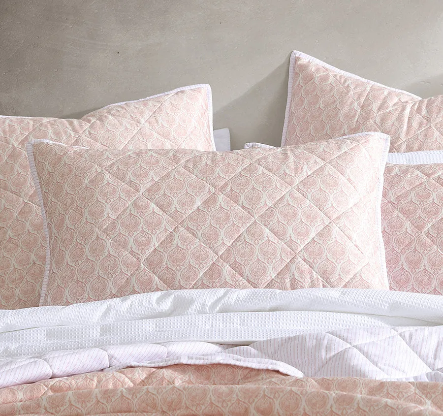 Shelby Coverlet Set Range Rose