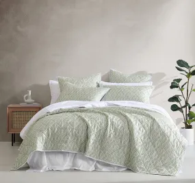 Shelby Coverlet Set Range Sage