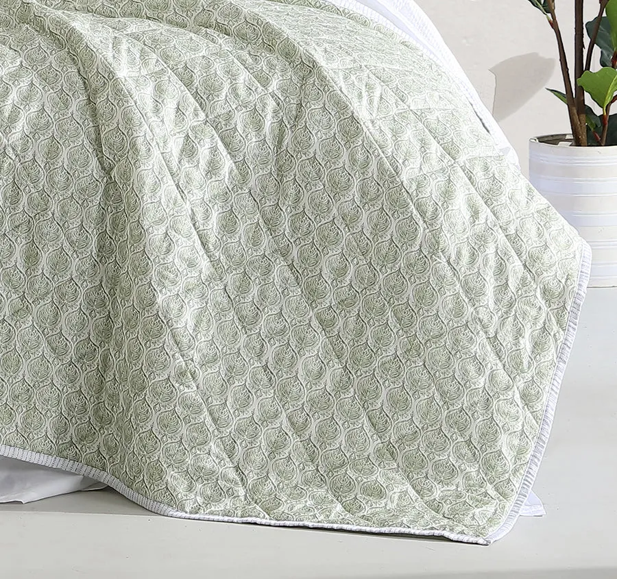 Shelby Coverlet Set Range Sage