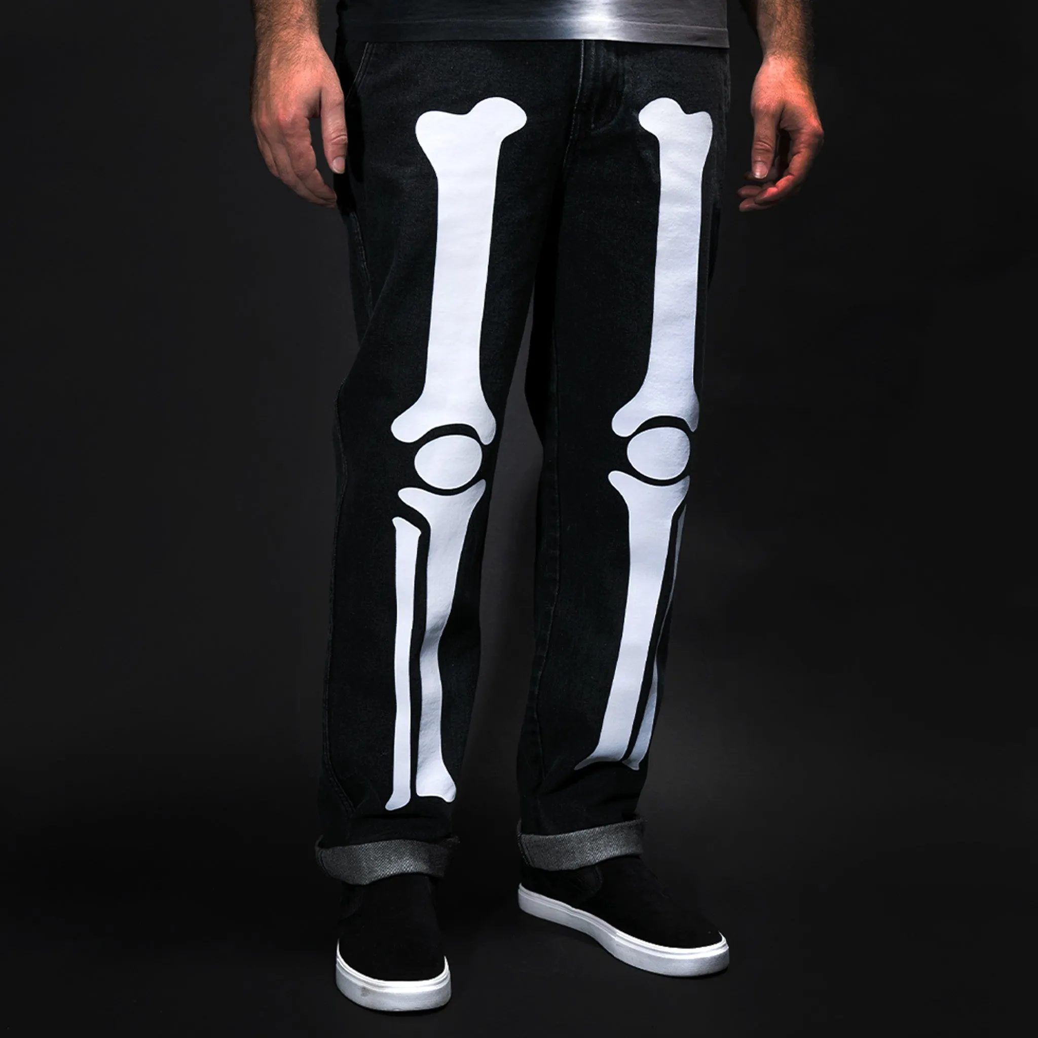 Skelly Nerm Pants (Black Wash Denim)