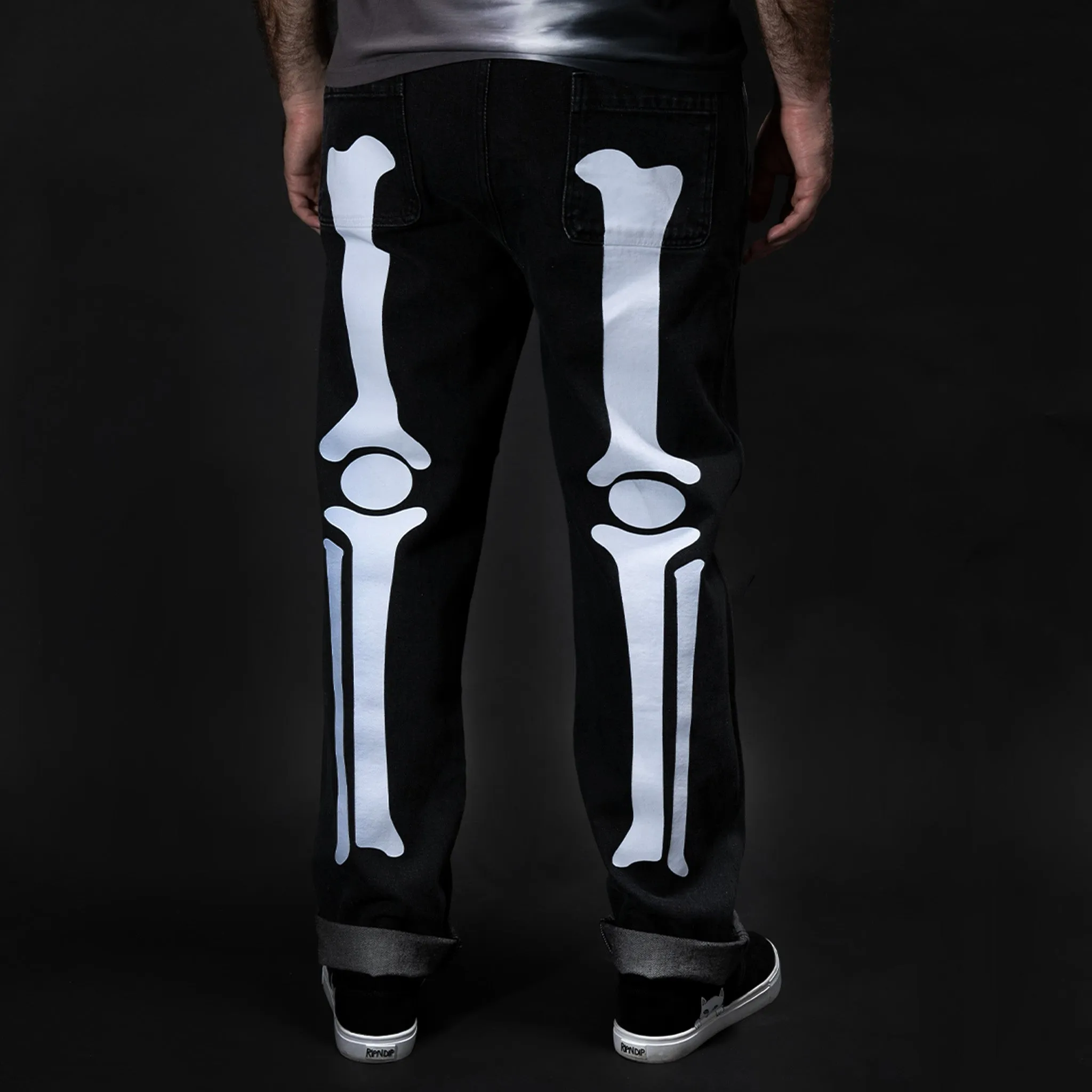 Skelly Nerm Pants (Black Wash Denim)