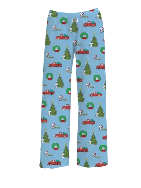 Snoopy Holiday Truck Christmas Pajama Pants