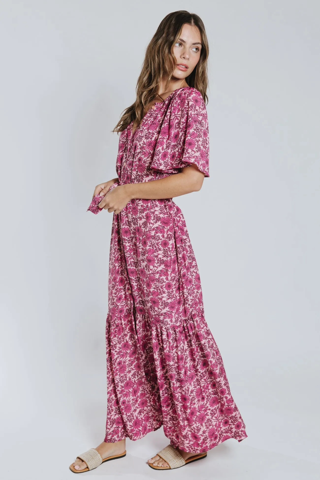 Sonia Belted Maxi Dress