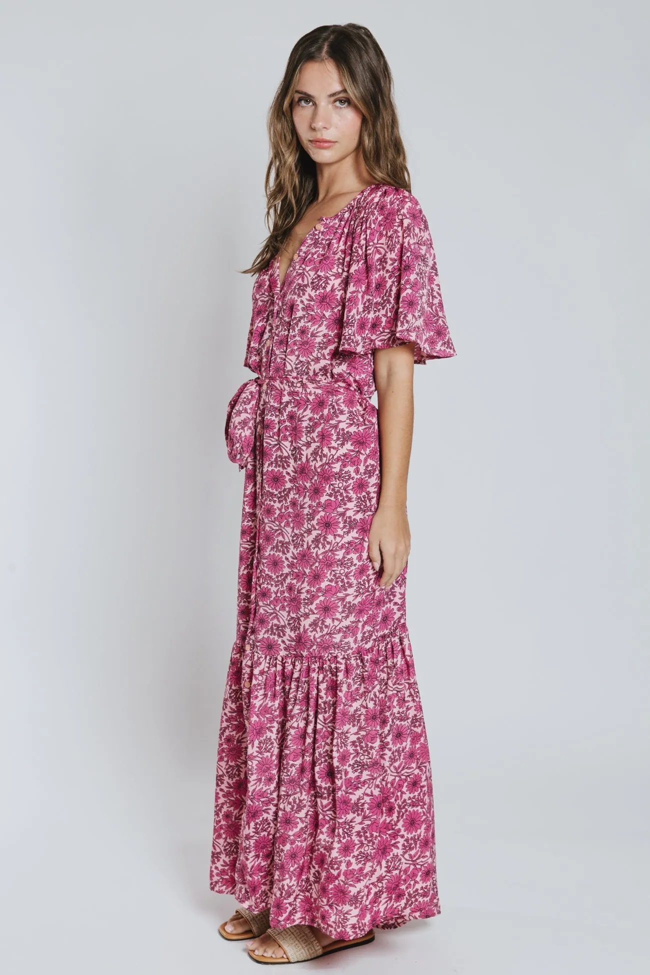 Sonia Belted Maxi Dress