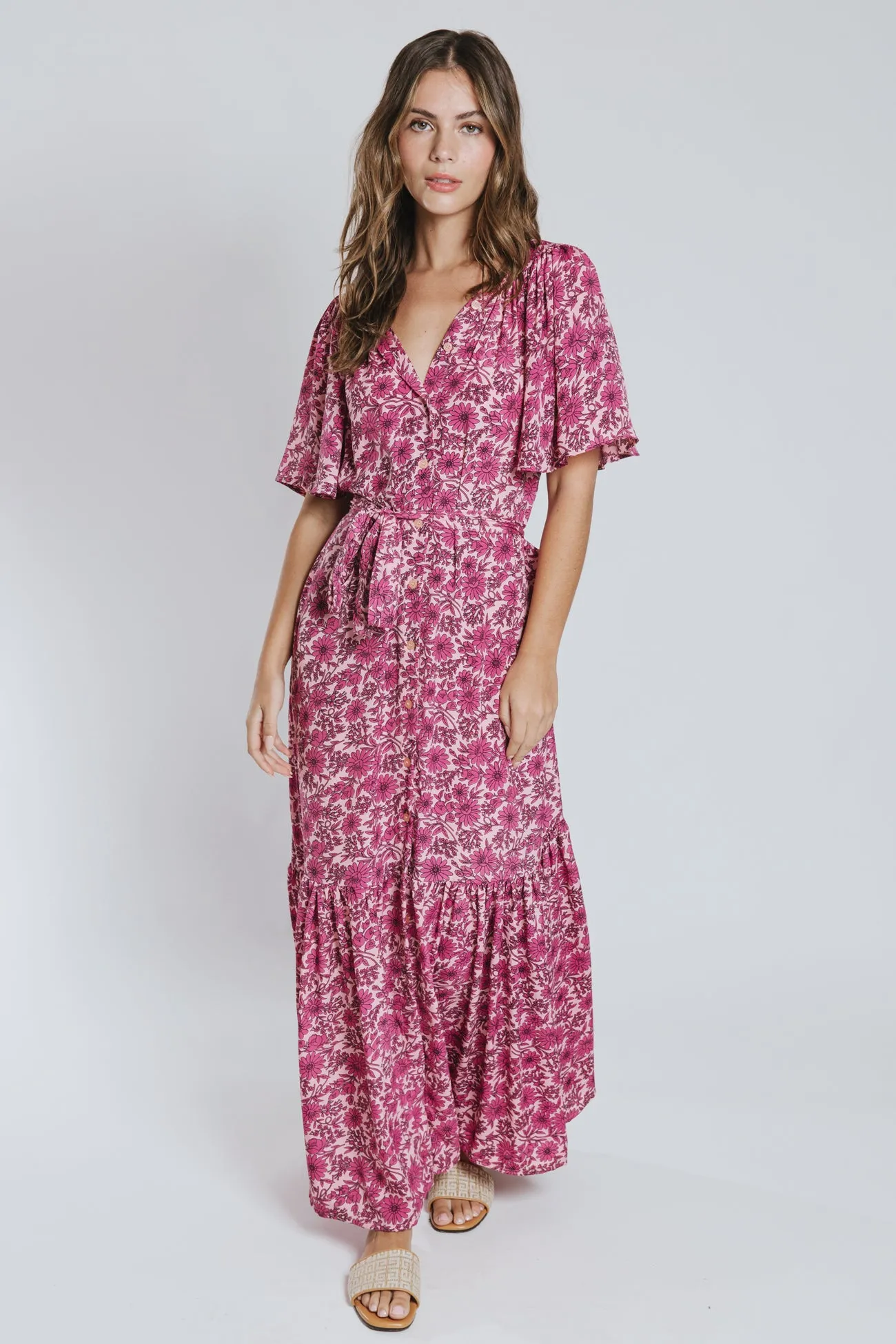 Sonia Belted Maxi Dress