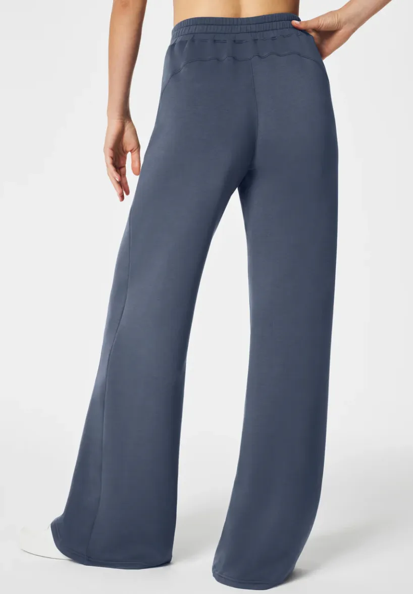 Spanx Airessential Wide Leg Pant Dark Storm