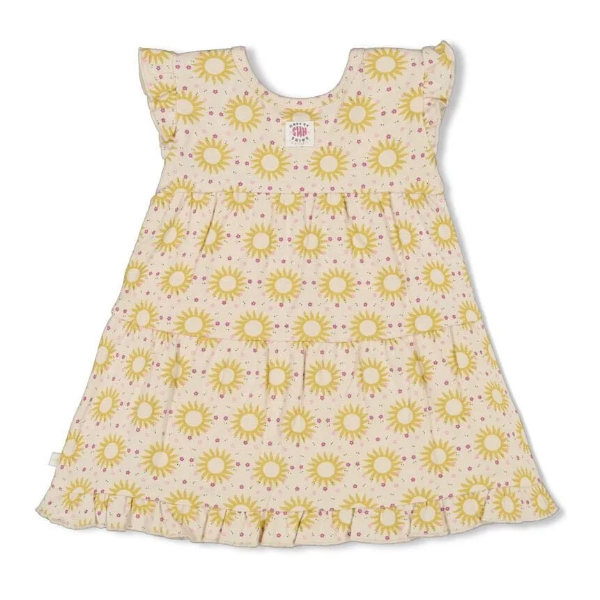 SUNNY LOVE Allover Print Tiered Very Sweet Dress