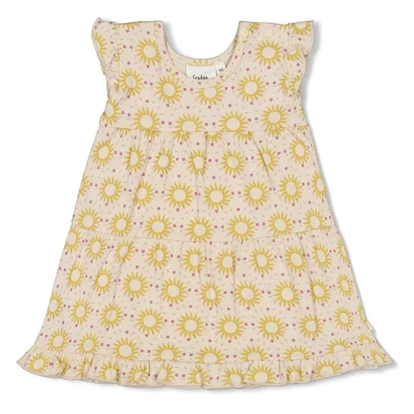 SUNNY LOVE Allover Print Tiered Very Sweet Dress