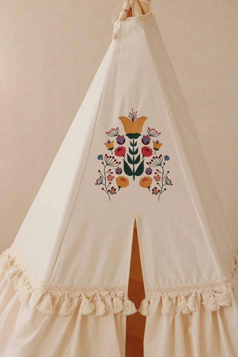 Tipi mit Rüschen "Folk" für noch mehr Tipispaß