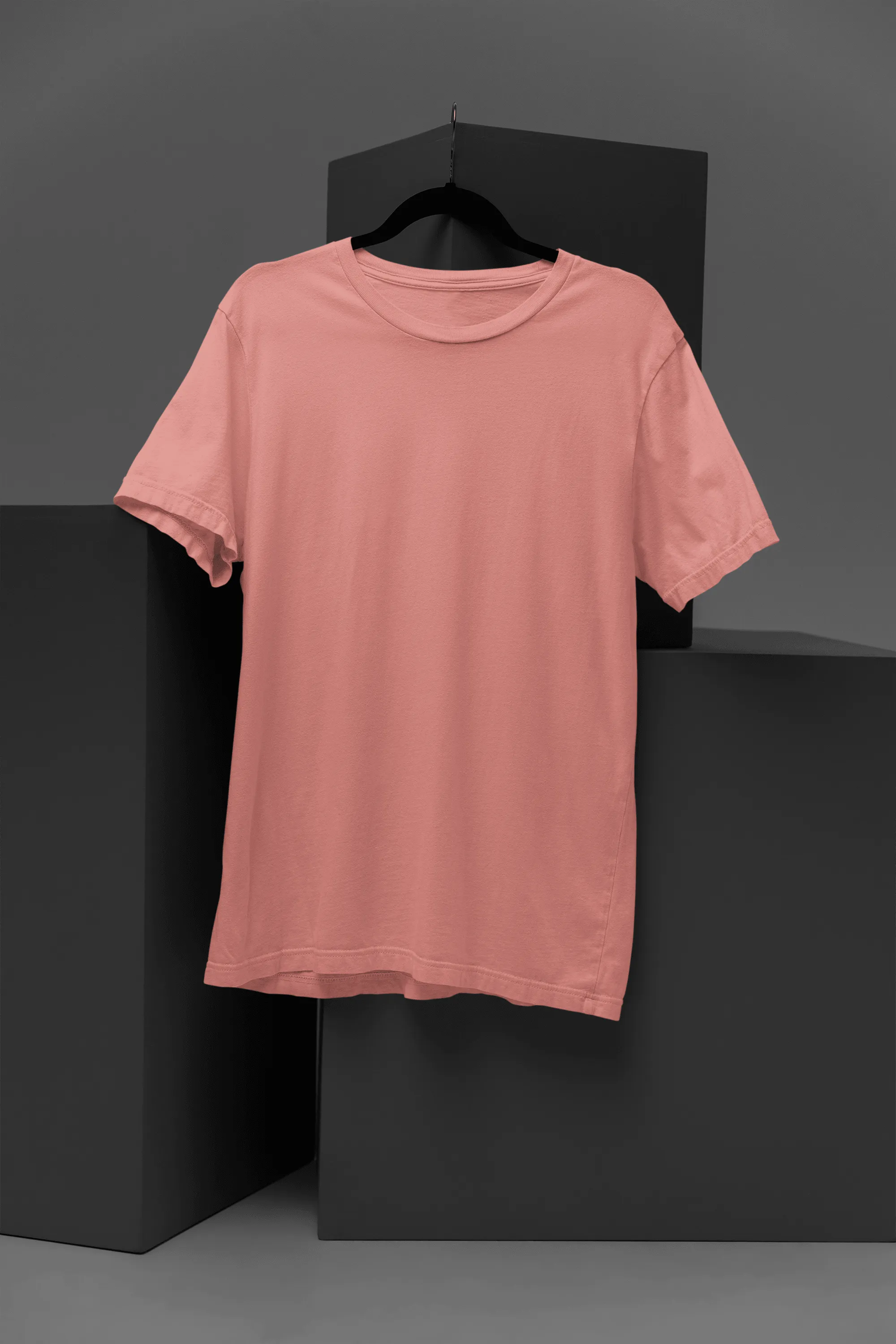 Unisex Plus Size T-Shirt - Ultra-Soft Cotton, Bio-Washed (Peach)