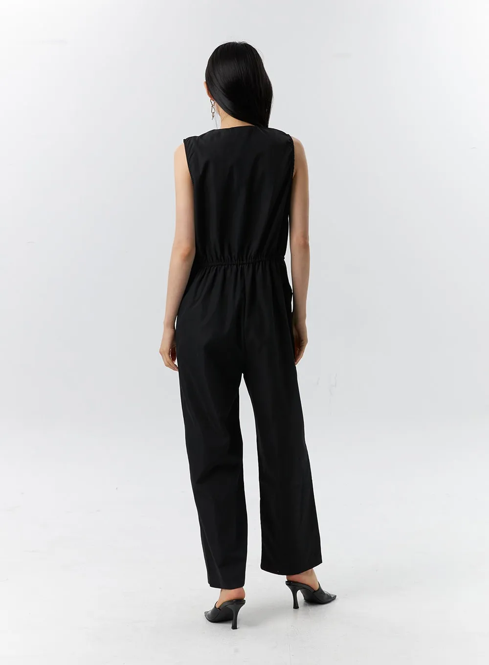 V-Neck Jumpsuit IL326