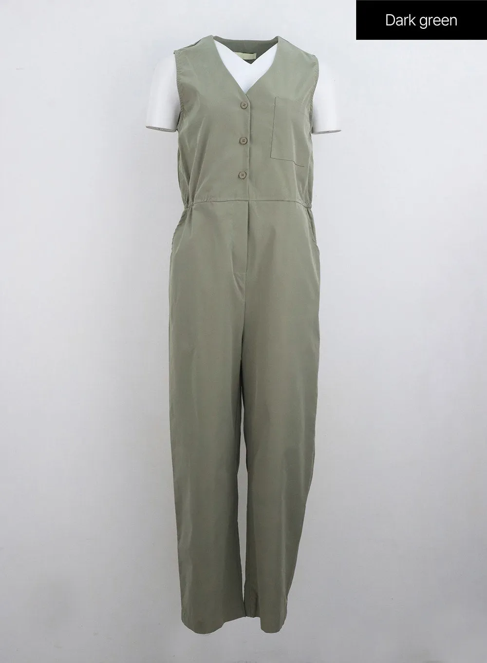 V-Neck Jumpsuit IL326