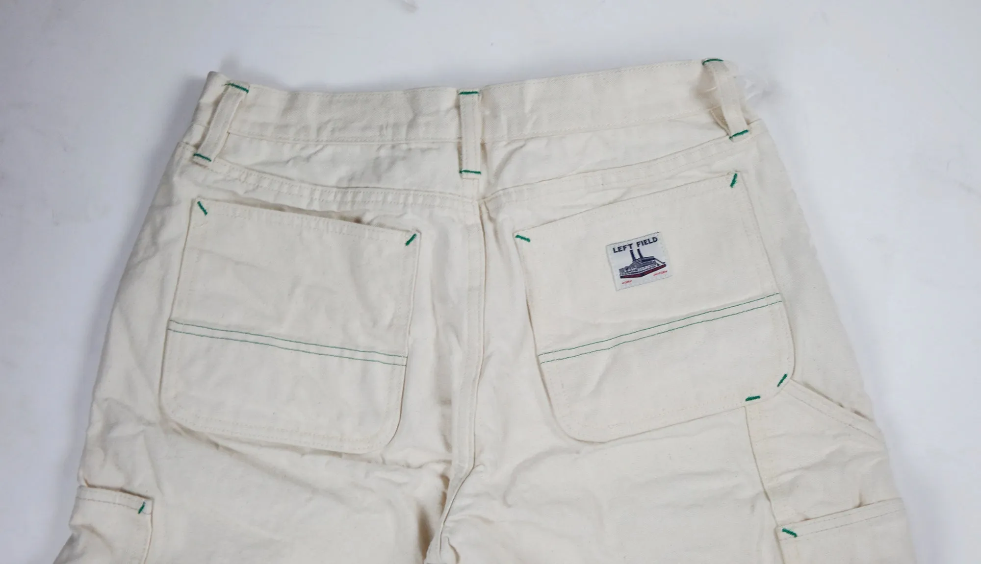 WE DIG COAL - Natural Mt Vernon Duck Double Knee Work Uniform  Chino Size 36" running a 34"